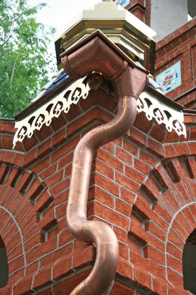 Church Downspout Installation in Bloomfield Hills